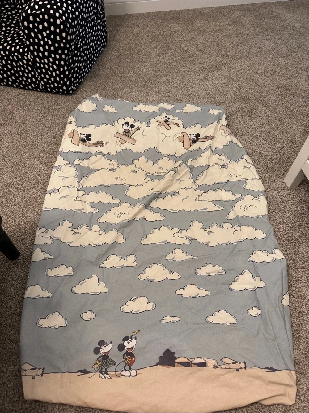 Pottery Barn Kids Mickey Mouse Crib Sheet